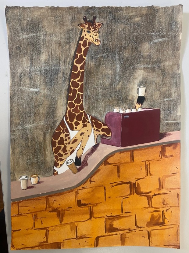 Brunswick Giraffe by Roo O’Brien Stanley
